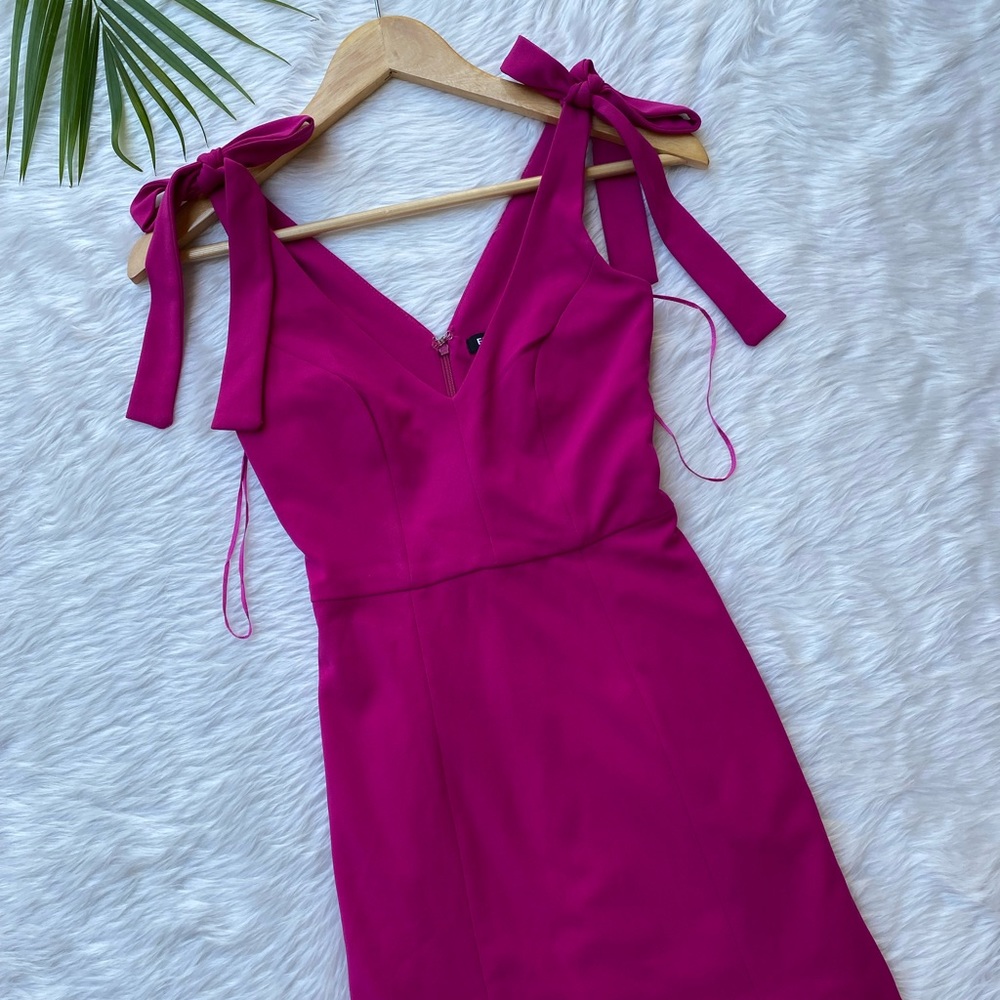🌻EXPRESS hot pink mini dress. - Picture 1 of 7